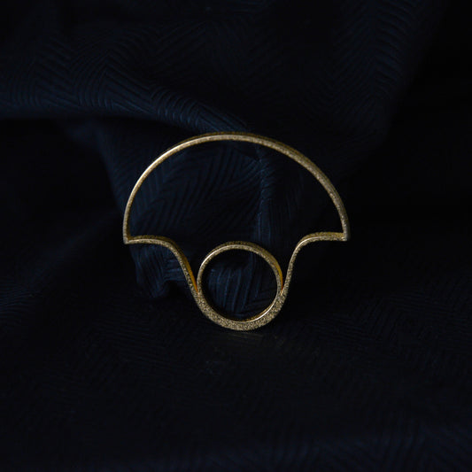 Peacock Tail Ring Contorno